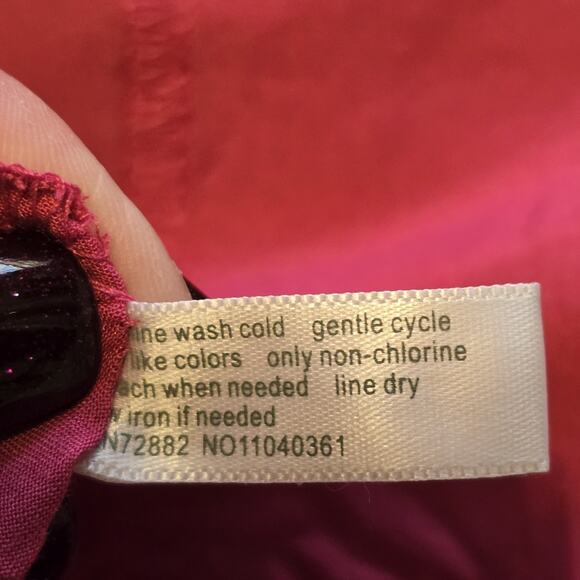 Fashion Bug Embroidered Beaded Sleeveless Tunic Top Womens Size 3X Pink Boho - Picture 5 of 8